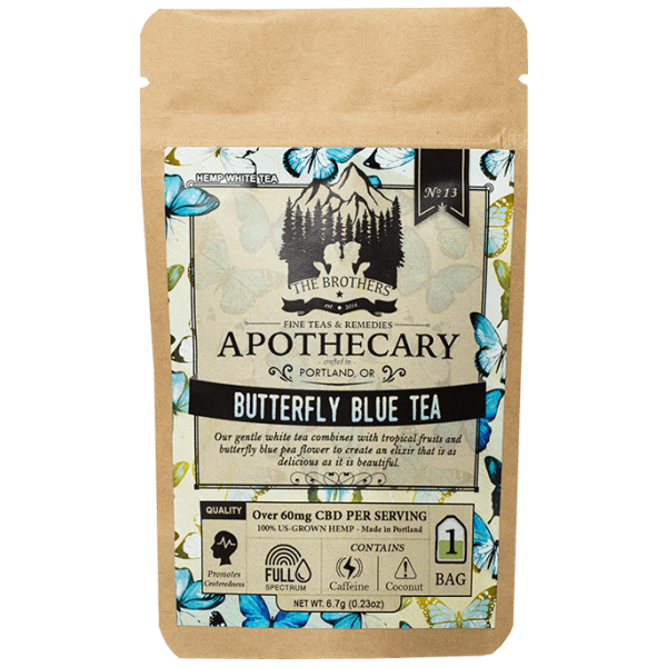 APOTHECARY BROTHERS TEA | 1PK | BUTTERFLY BLUE TEA- The Plug