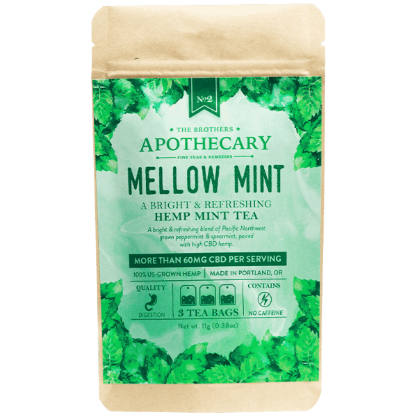 The Brothers Apothecary - Mellow-Mint CBD infused Tea -The Plug Distribution