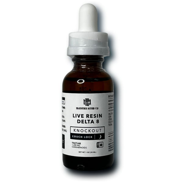 MODERN HERB CO | TINCTURE | DELTA 8 | LIVE RESIN | KNOCKOUT | COUCH LOCK - THE PLUG DISTRIBUTION
