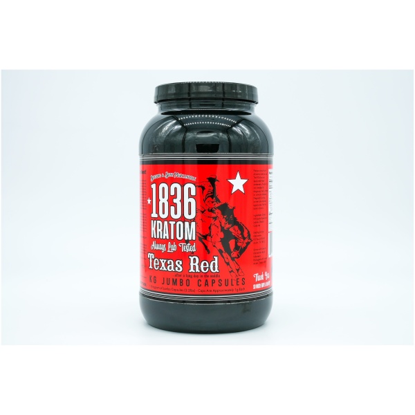 1836 1kg Jumbo capsules Texas Red - The Plug Distribution