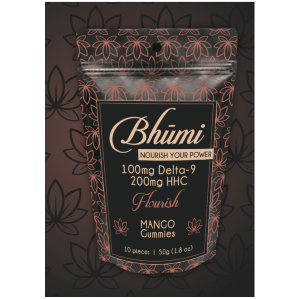 Bhūmi - D9 + HHC Mango Gummy - The Plug Distribution