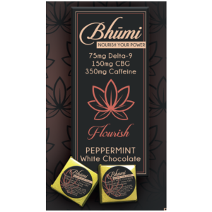 Bhumi - Peppermint White Chocolate Bar D9 + CBG + Caffeine - The Plug Distribution (2)