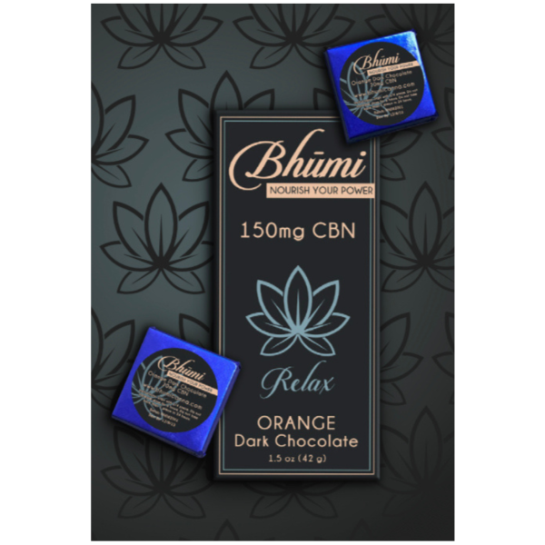 Bhūmi - Orange Dark Chocolate Bar + CBN Bar - The Plug Distribution