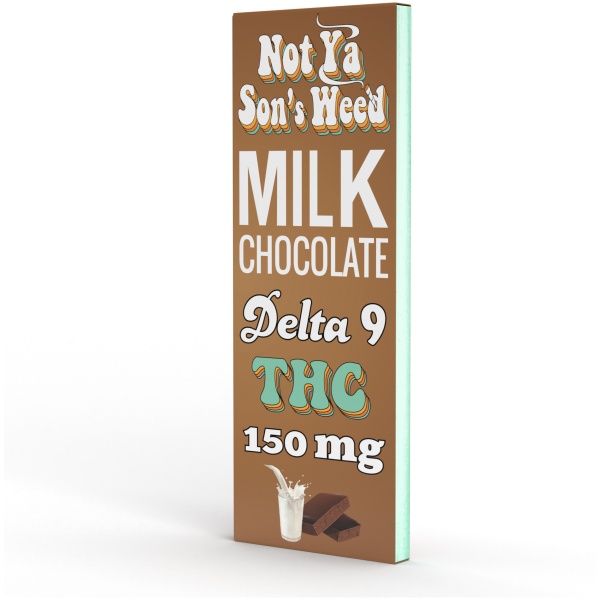 Milk Chocolate – 150 MG ΔDelta-9 Chocolate Bar - The Plug Distribution