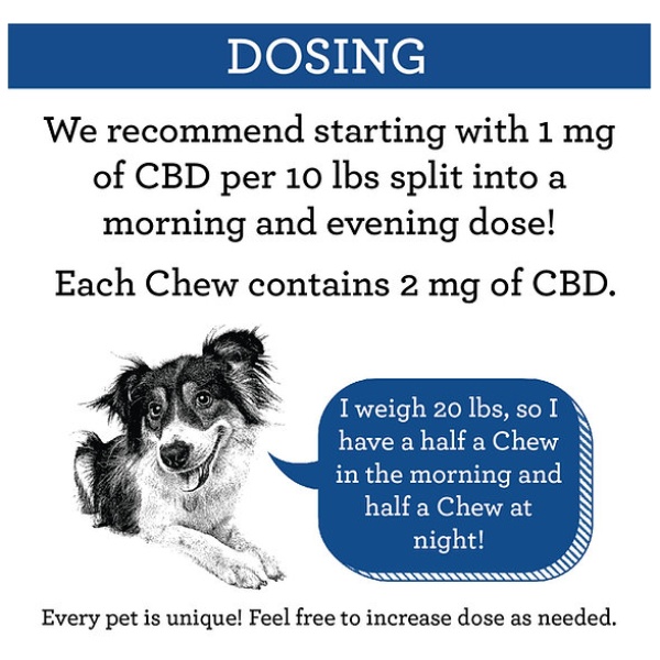 CBD Dog Treat dosing - The Plug Distribution