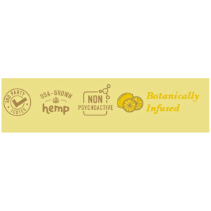 Botanically Infused - Lemon Ginger CBD Gummies - The Plug Distribution