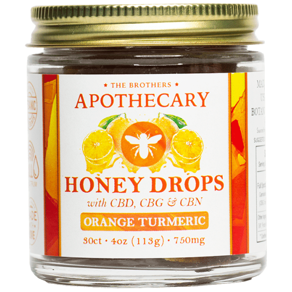 Orange Turmeric CBD Honey Drop - The Plug Distribution
