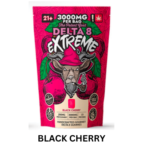The Potent Goat - Delta-8 - Extreme Gummies - 3000MG - The Plug Distribution