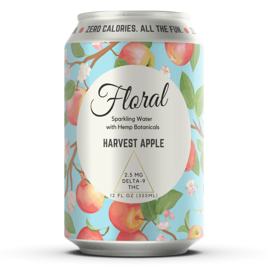 Floral - THC Infused Sparkling Water | No-Alcohol | All the Fun!